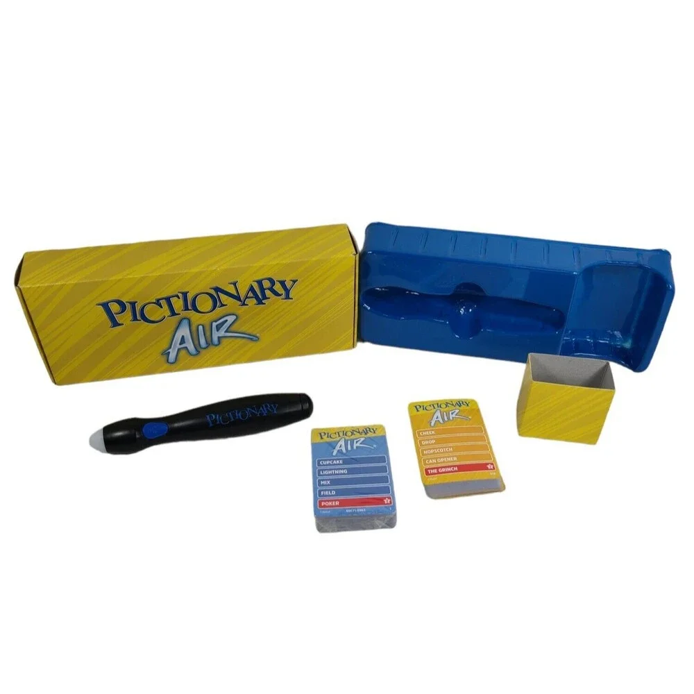 Pictionary Air Game, Classic Family Fun Excellent condition sealed cards
